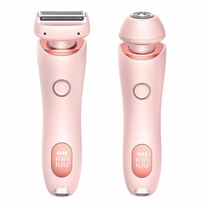 Afeitadora eléctrica para mujer, piel suave sin irritación. Depilación eficaz en húmedo/seco, recargable.