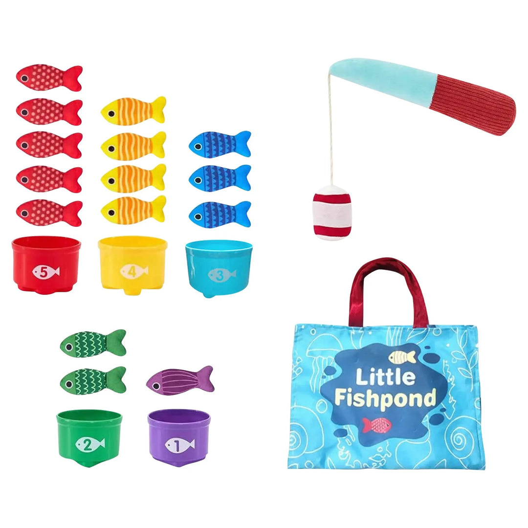 Juguete de pesca magnético para niños, estimula creatividad y aprendizaje. Ideal para diversión infantil.