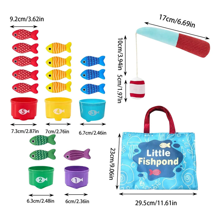 Pesca magnética para niños: desarrolla motricidad fina y coordinación ojo-mano. Juego educativo y divertido.