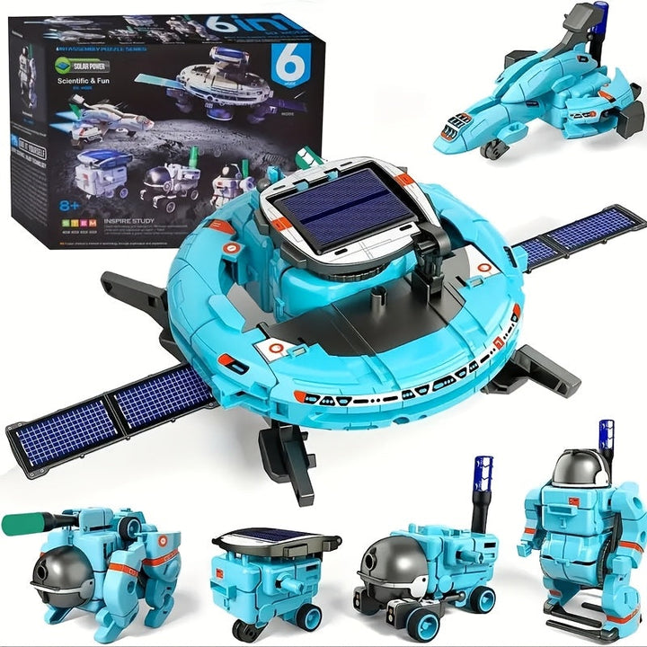 Kit de construcción de robot solar para niños. Desarrolla habilidades STEM, creatividad y ciencia.
