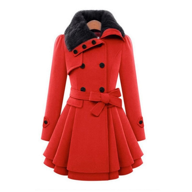 Abrigo de invierno MARCELLA para mujer. Estilo elegante y versátil, perfecto para ocasiones casuales o formales.