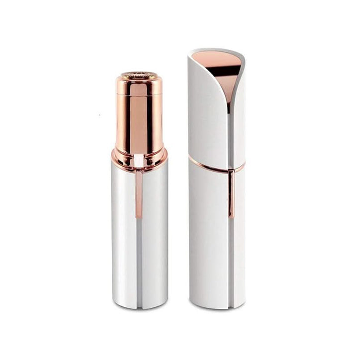 Depilador facial recargable USB para piel sensible. Elimina vello facial suavemente, ideal para belleza femenina.