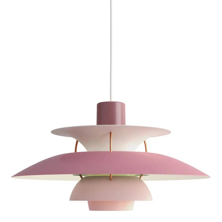 Diseño único de lámpara LED regulable para iluminación de sala moderna.