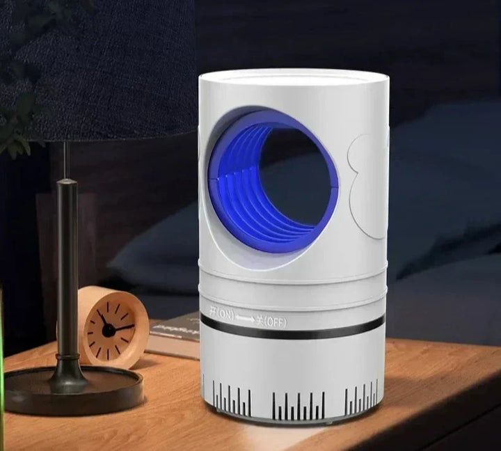 Lámpara antimosquitos eléctrica para protección interior, eficaz contra plagas voladoras.