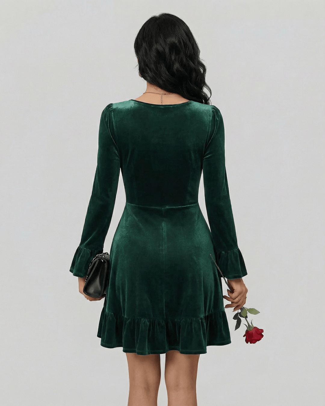 Vestido mini A-line blanco para mujer, casual o fiesta. Tejido suave, perfecto para invierno/otoño.