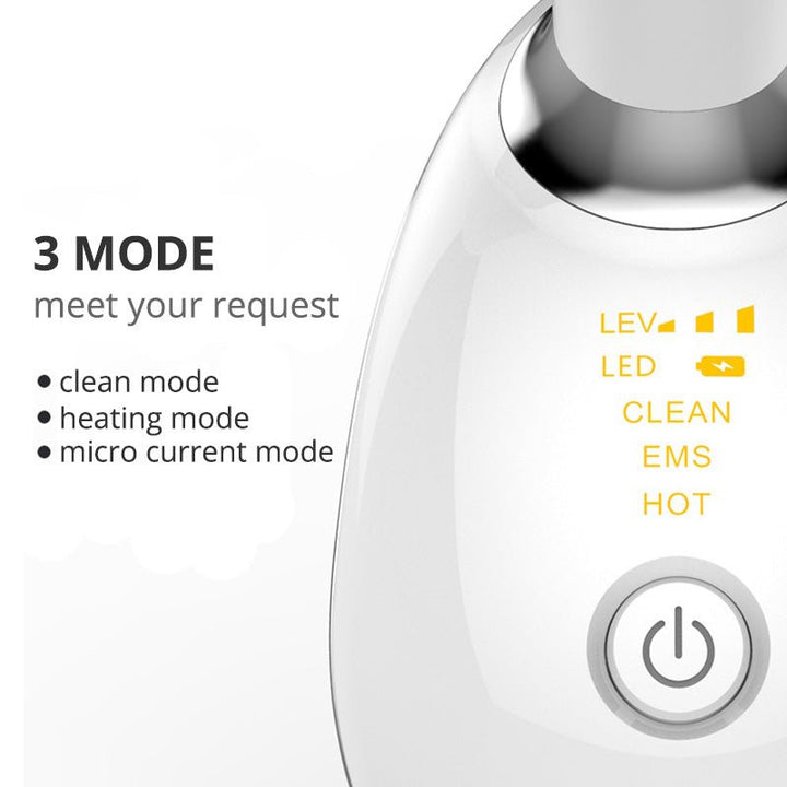 Rejuvenece tu piel con masajeador facial EMS y luz roja, para lifting, antiarrugas y belleza profunda.