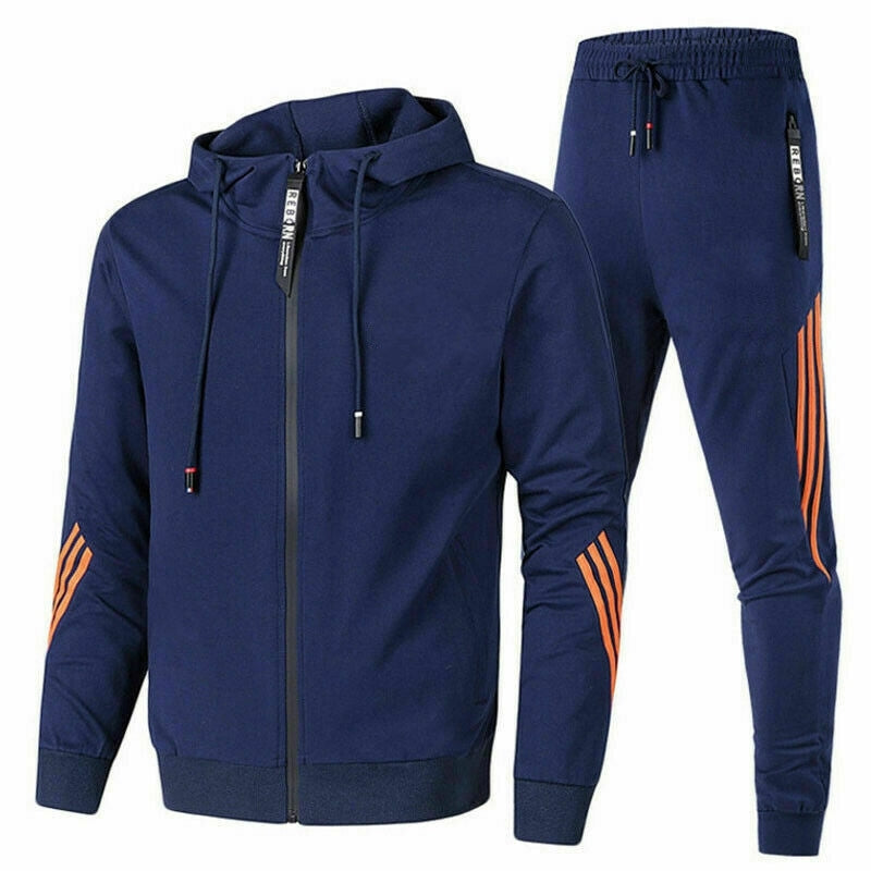 Chándal deportivo para hombre. Conjunto versátil, ideal para fitness, entrenamiento o estilo athleisure. Cómodo y moderno.