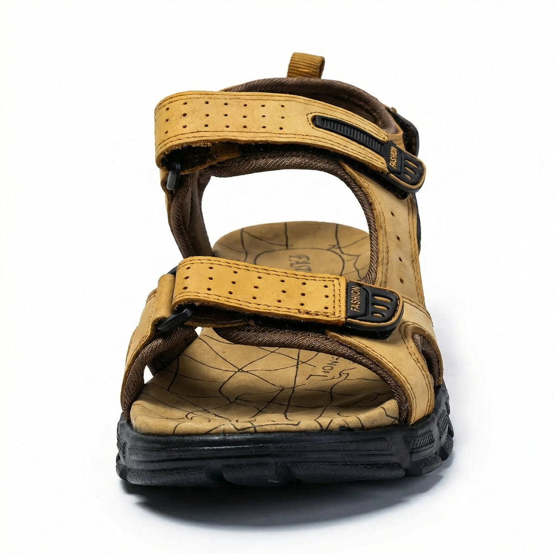 Par de sandalias ergonómicas unisex, cómodas y ajustables, perfectas para el relax y el bienestar.