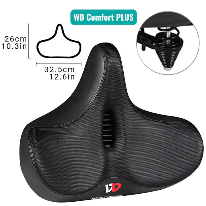 Accesorios ciclismo: sillín ergonómico que proporciona un paseo sin igual de comodidad.