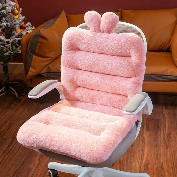 Soporte lumbar cómodo, cojín de asiento de espuma viscoelástica para bienestar y descanso.