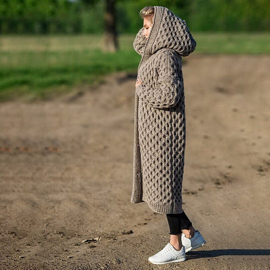 Cómodo cárdigan suave Esmee para mujer, ideal para confort diario en otoño e invierno.