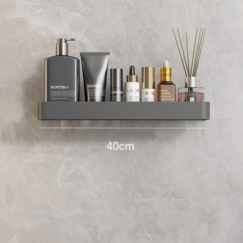 Estante de baño con toallero integrado, ideal para mantener tus toallas organizadas.