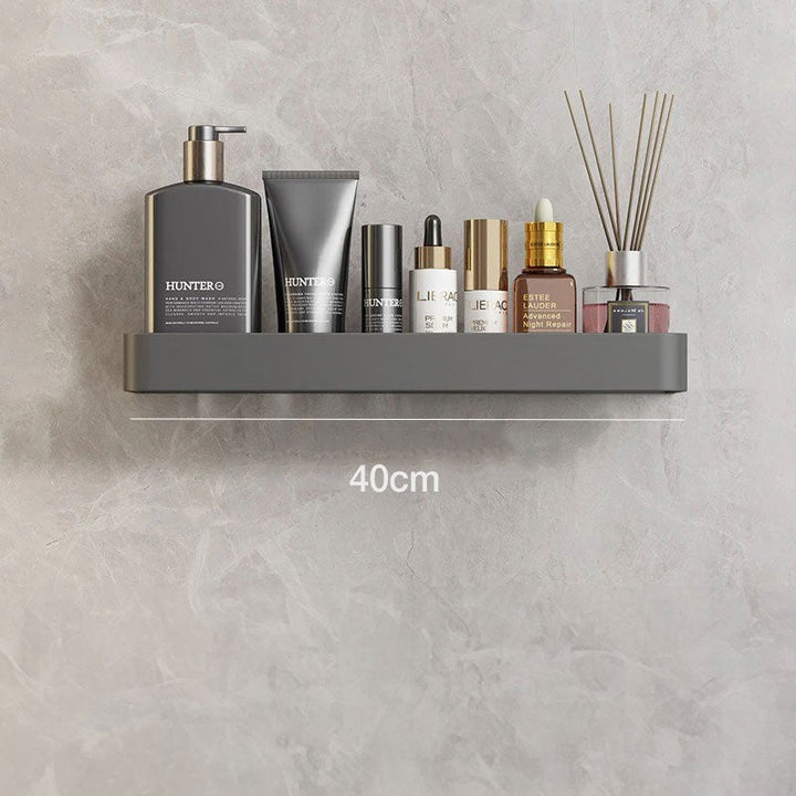 Estante de baño con toallero integrado, ideal para mantener tus toallas organizadas.