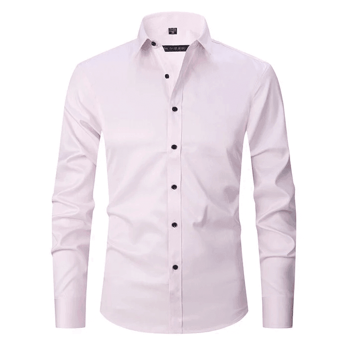 Camisa de verano para hombre, casual elegante, transpirable y elástica, sin arrugas para días calurosos.