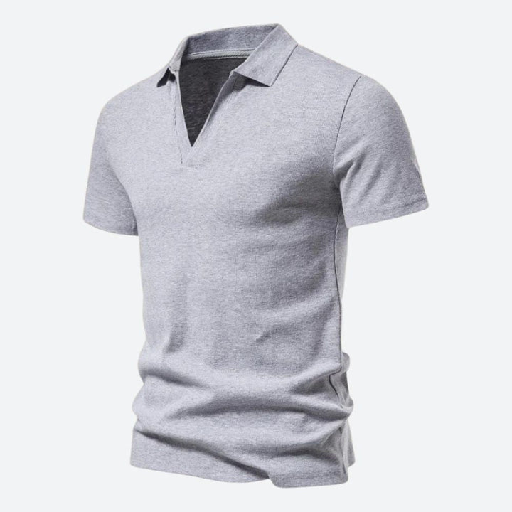 Polo de verano para hombre, estilo casual y premium. Camiseta de manga corta ideal para uso diario y ocasiones informales.