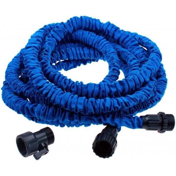 Manguera de látex duradera y ultrarresistente para jardín. Flexible, extensible, perfecta para riego.