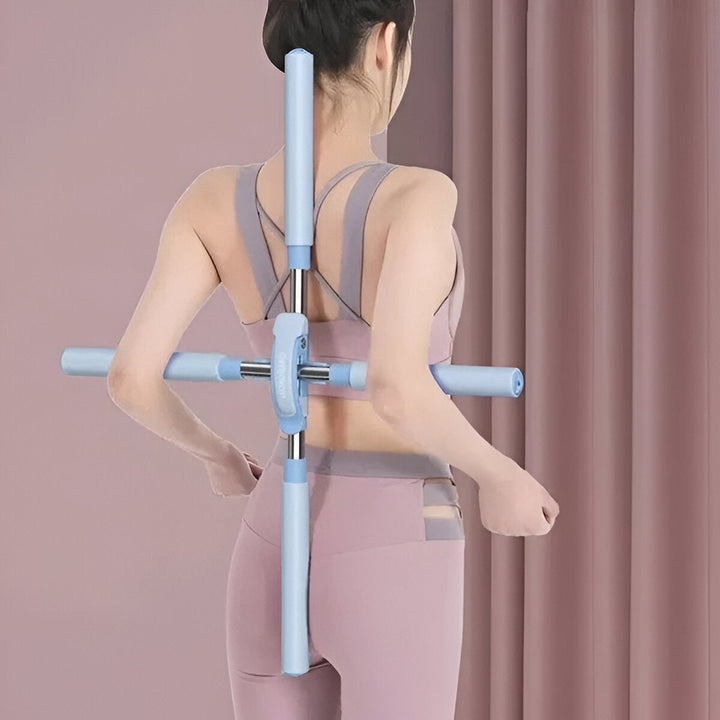 Corrector de postura ajustable para hombres y mujeres. Alivia el dolor de espalda y cuello. Mejora la salud postural.