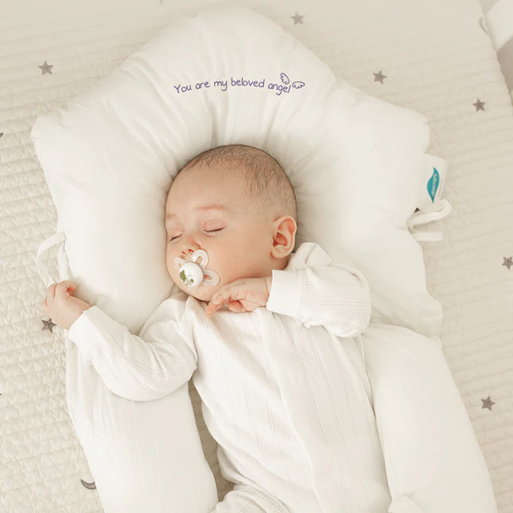 Almohadilla suave para cuna, ayuda a dormir. Anti-plagiocefalia, confort óptimo para bebés.