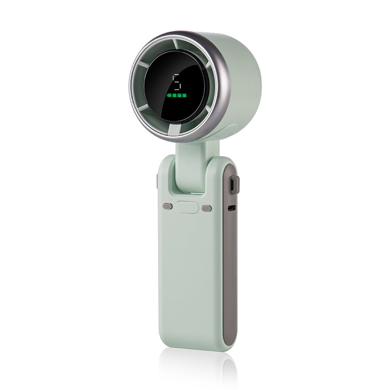 Ventilador de mano plegable con alta velocidad. Frescura garantizada en verano.