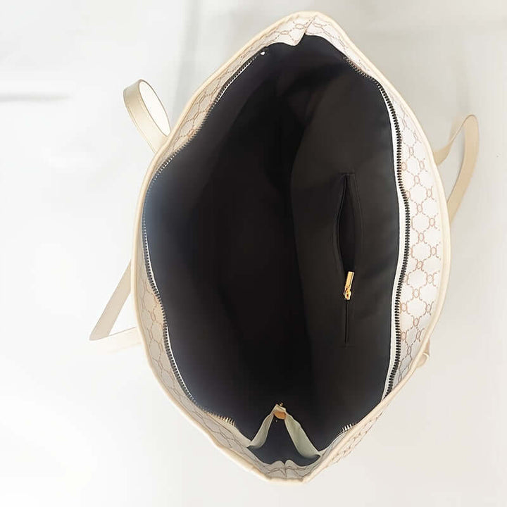 Elegante bolso de hombro retro geométrico para mujer. Accesorio de moda diario.