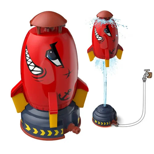 Niños divirtiéndose con lanzador de agua de mochila. Juguete acuático perfecto para refrescarse y juegos al aire libre.