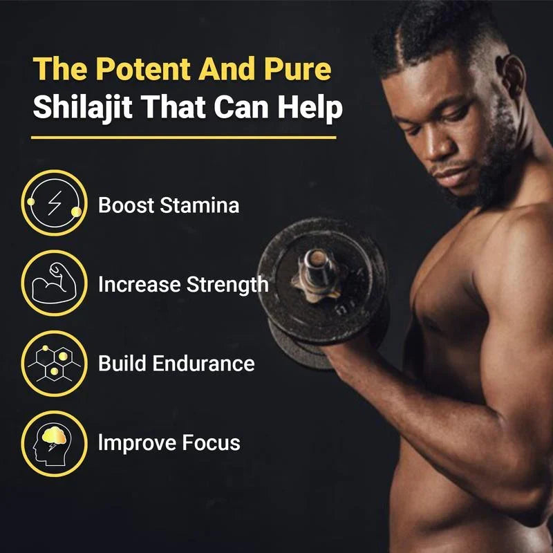 Gomitas de shilajit y ashwagandha natural para impulsar tu energía y mejorar la claridad mental cada día.