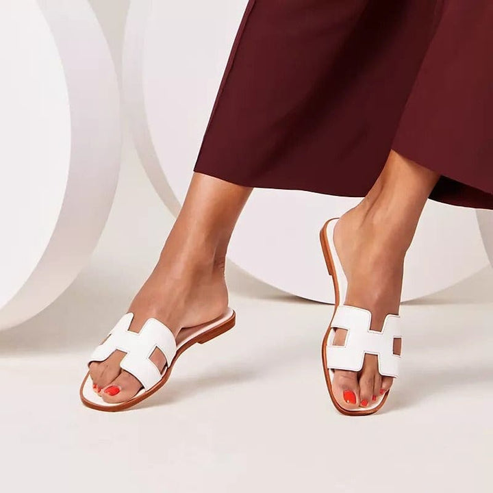 Suela antideslizante de zapatillas de casa para mujer, seguras y cómodas.