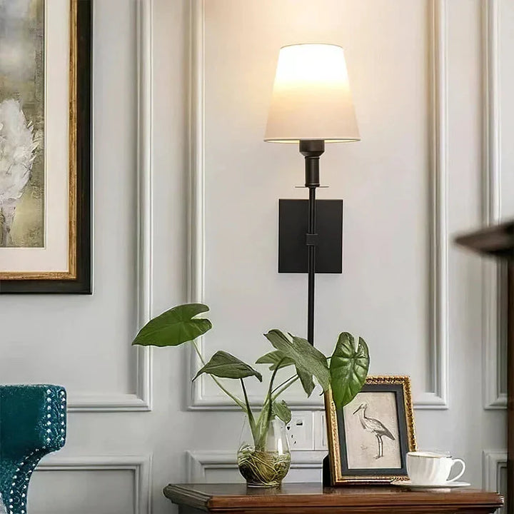 Lámpara de pared inalámbrica recargable, set de 2. Iluminación LED moderna para hogar, sin cables.