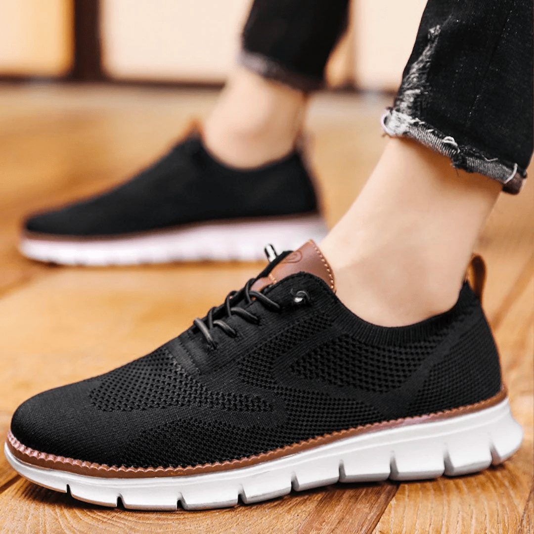 Zapatillas hombre ergonómicas y transpirables, perfectas para verano y confort diario al caminar.