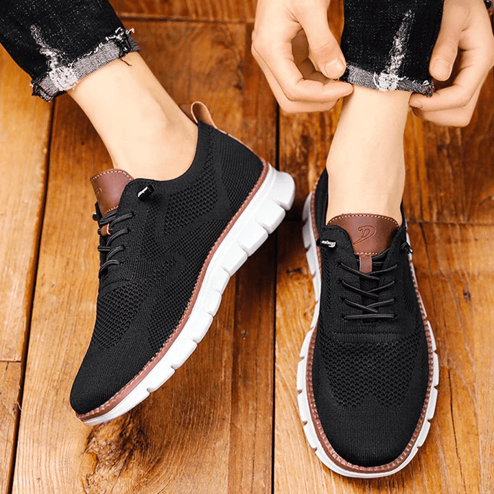 Calzado ortopédico hombre transpirable, confort diario. Zapatillas con soporte de arco y diseño ergonómico.