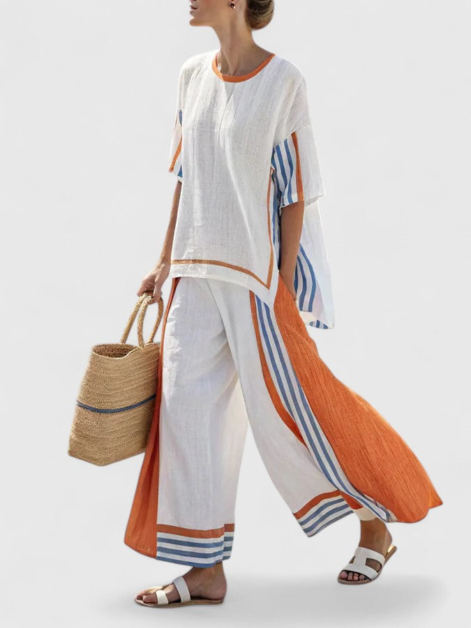Conjunto dos piezas mujer, tejido suave y cómodo, perfecto para estilo diario. Ropa femenina casual.