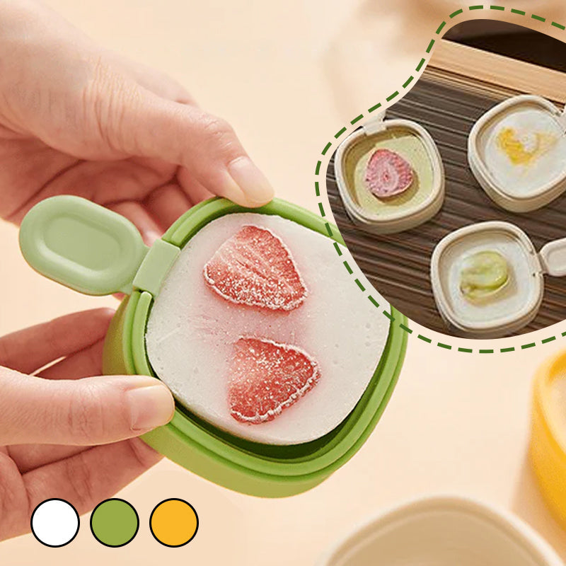 Molde de helado multicapa reutilizable para hacer paletas caseras DIY.