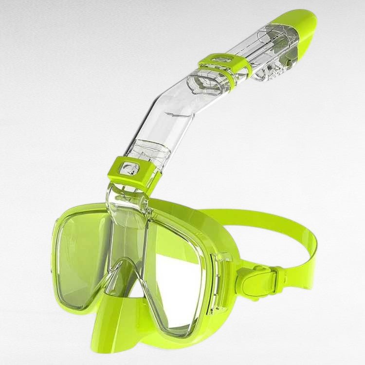 Máscara de snorkel de alta calidad, plegable y con amplio campo de visión para tus aventuras acuáticas.
