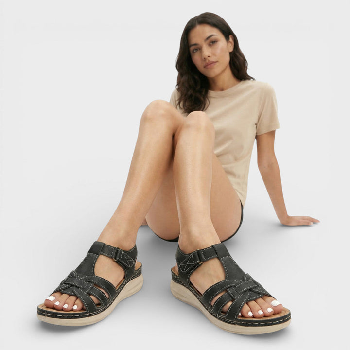 Sandalias ALEJANDRA elegantes para mujer, ortopédicas con soporte ergonómico. Máxima comodidad y estilo diario.