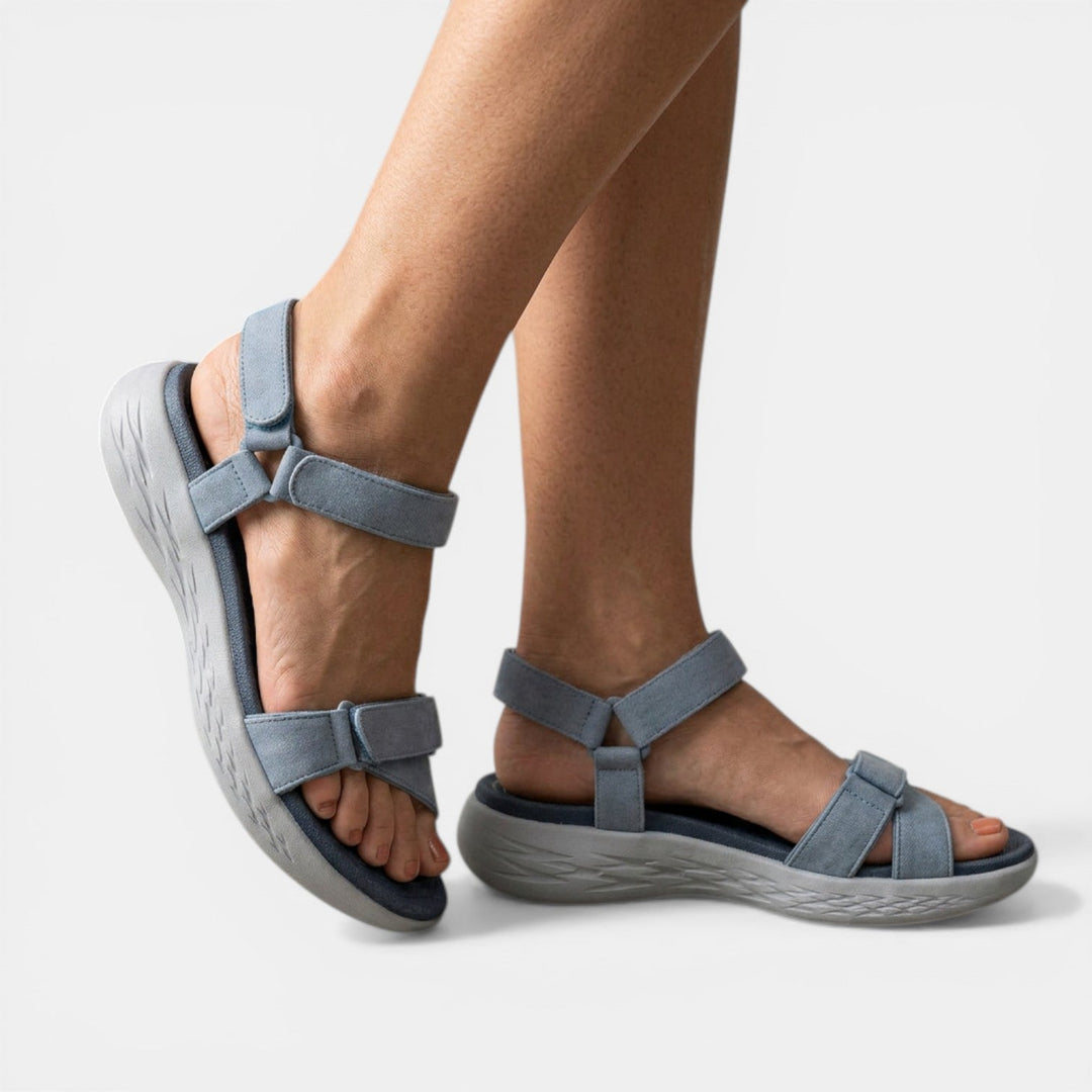 Sandalias de cuña ortopédicas para mujer. Cómodas, elegantes y perfectas para el verano.