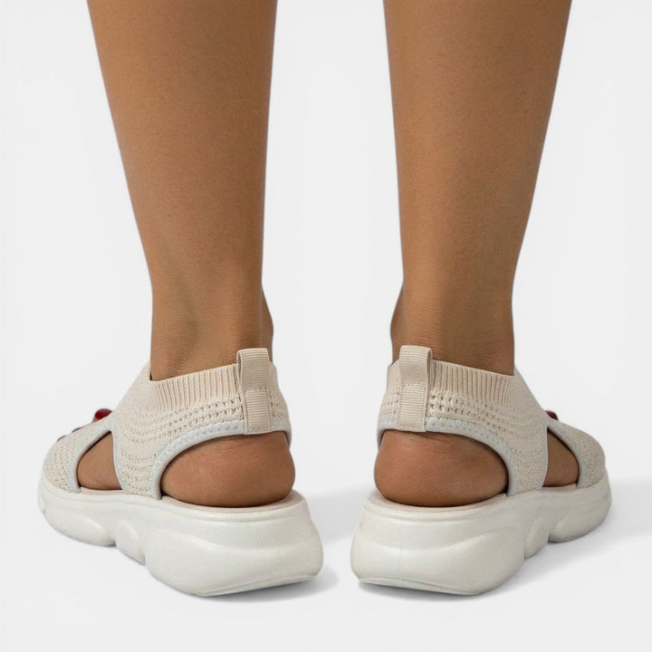Sandalias cómodas y transpirables para mujer. Diseño ortopédico y antideslizante, ideal para la salud del pie.