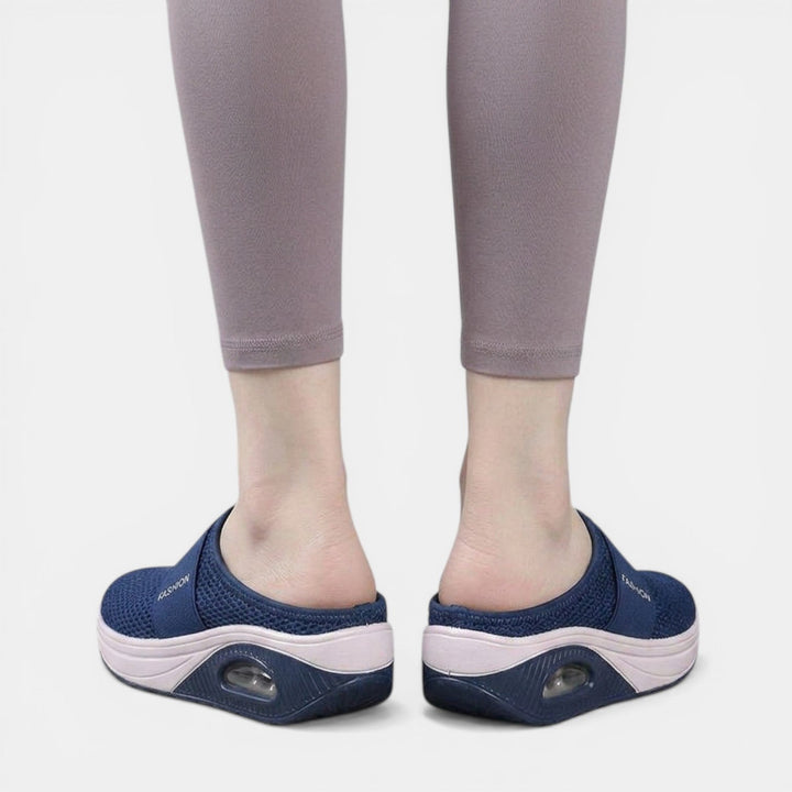 Sandalias ortopédicas de verano para mujer. Calzado cómodo, ligero y fresco que ofrece soporte en cada paso.