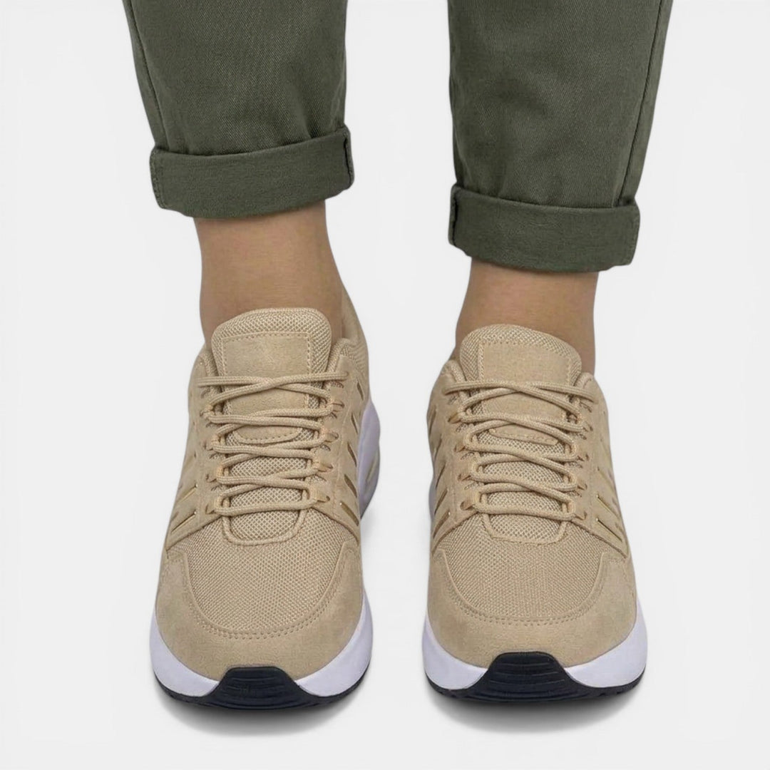 Zapatillas para mujer con soporte plantar que reduce el dolor de pies y mejora la postura.