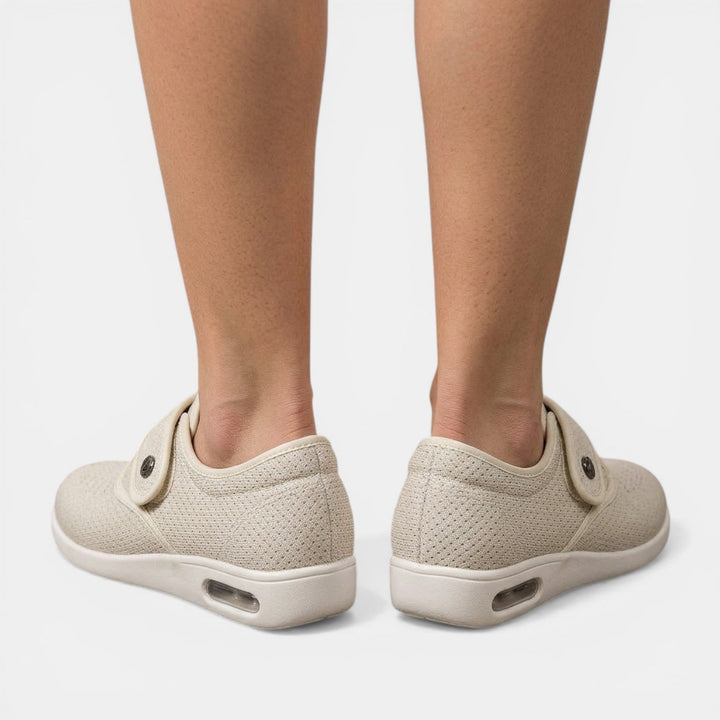 Zapatillas de velcro para mujer, ortopédicas y casuales, perfectas para uso diario.