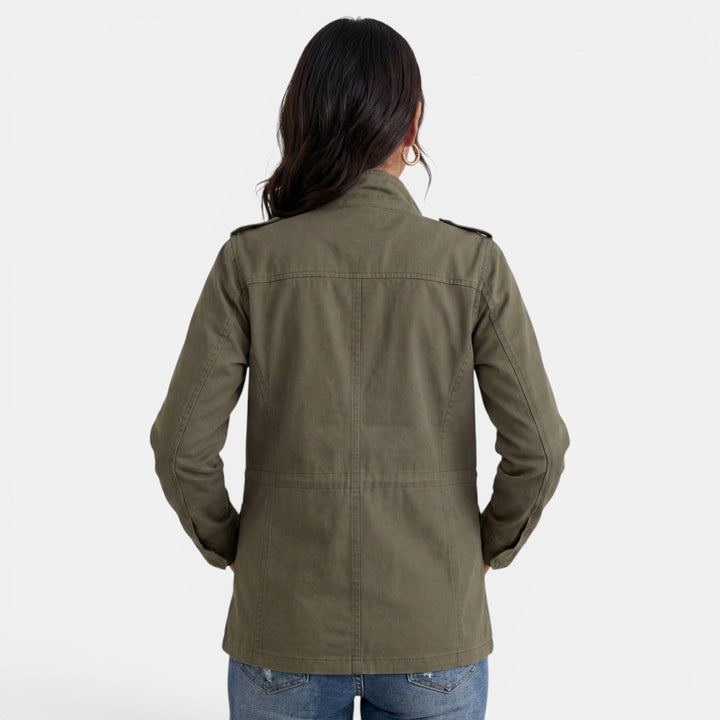 Chaqueta de otoño para mujer, estilo casual con cremallera. Ideal para entretiempo, en varios colores.