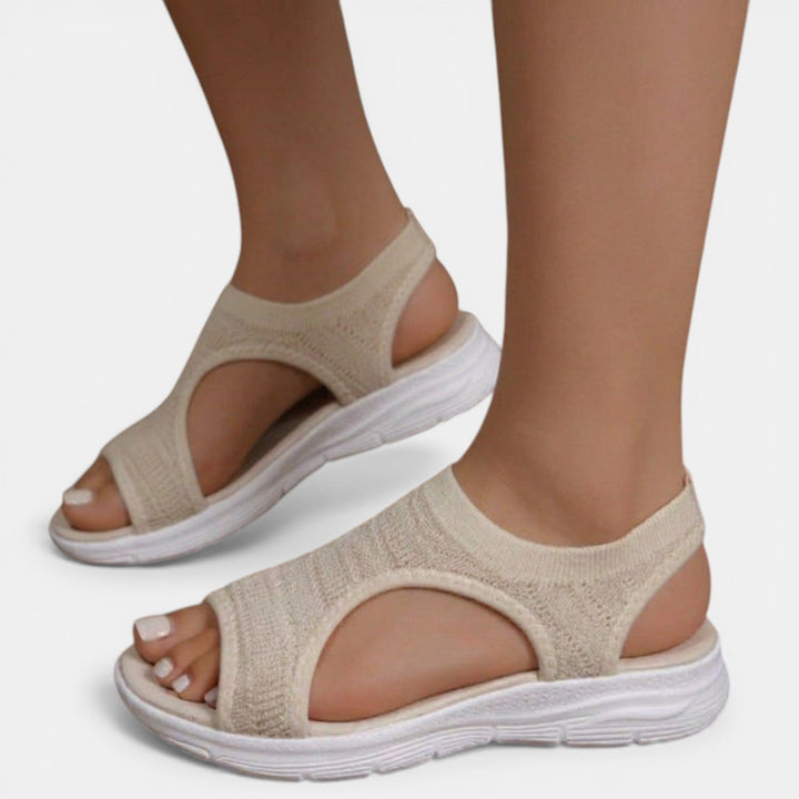 Sandalias mujer con soporte de arco para fascitis plantar. Confortables y de verano, reducen el dolor.