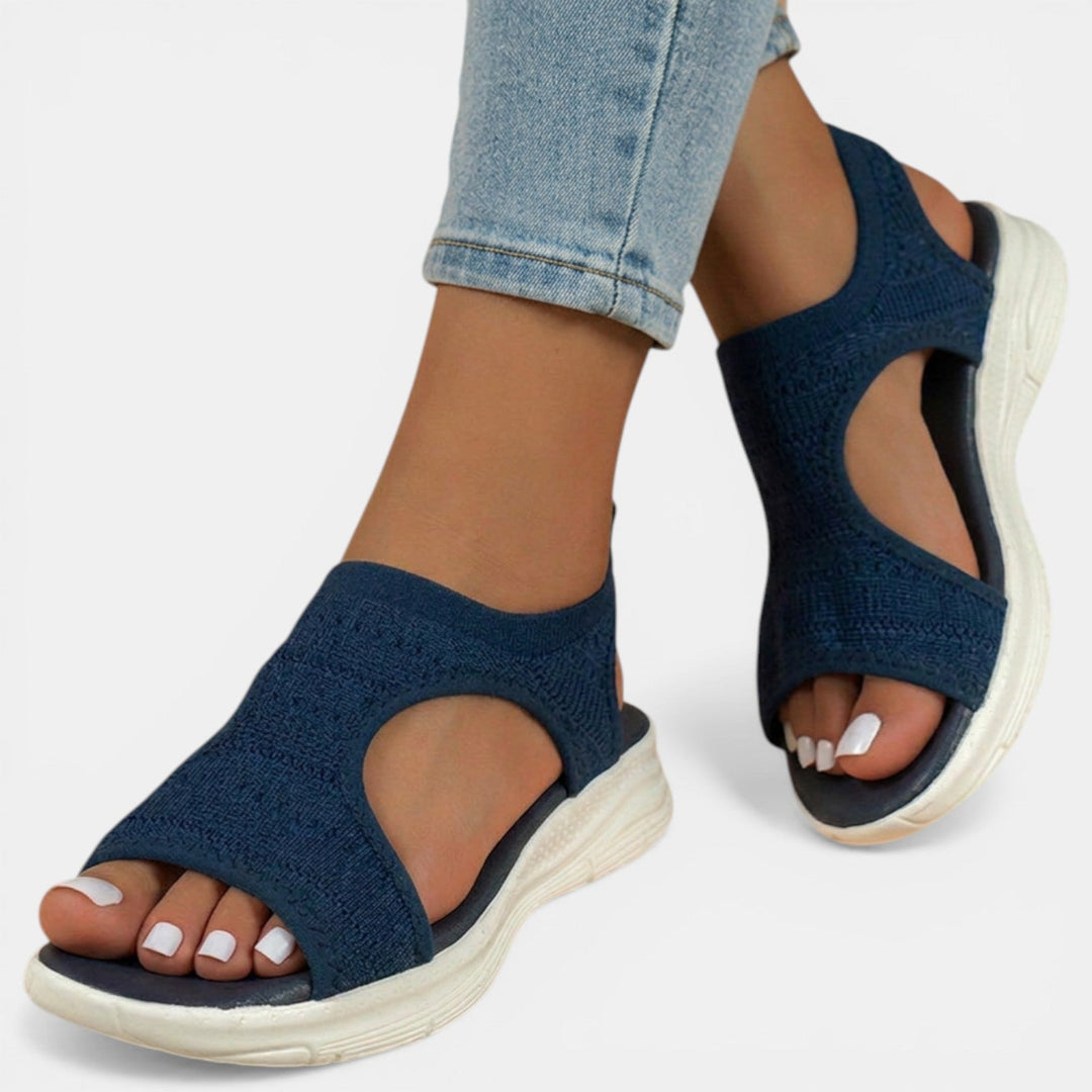 Sandalias ortopédicas mujer para fascitis plantar, confort y soporte de arco. Alivia dolor de pie.