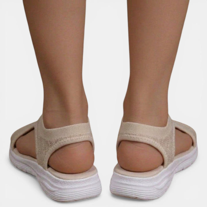 Sandalias de mujer ortopédicas y cómodas para fascitis plantar. Calzado de verano con soporte de arco.