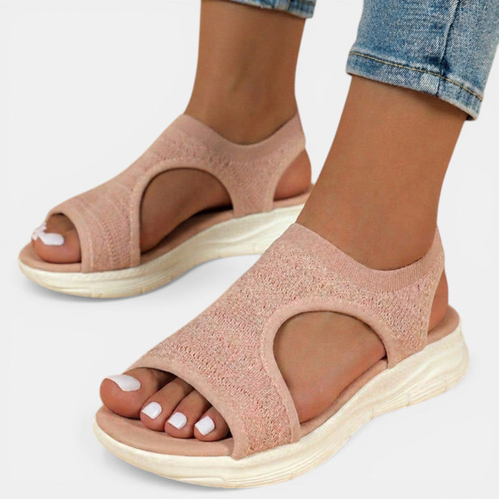 Sandalias ortopédicas premium mujer con soporte de arco para aliviar fascitis plantar. Máximo confort.