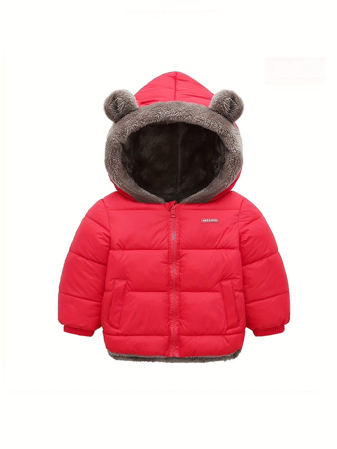 Chaqueta de invierno para niños, muy abrigada con capucha. Perfecta para el frío invernal.