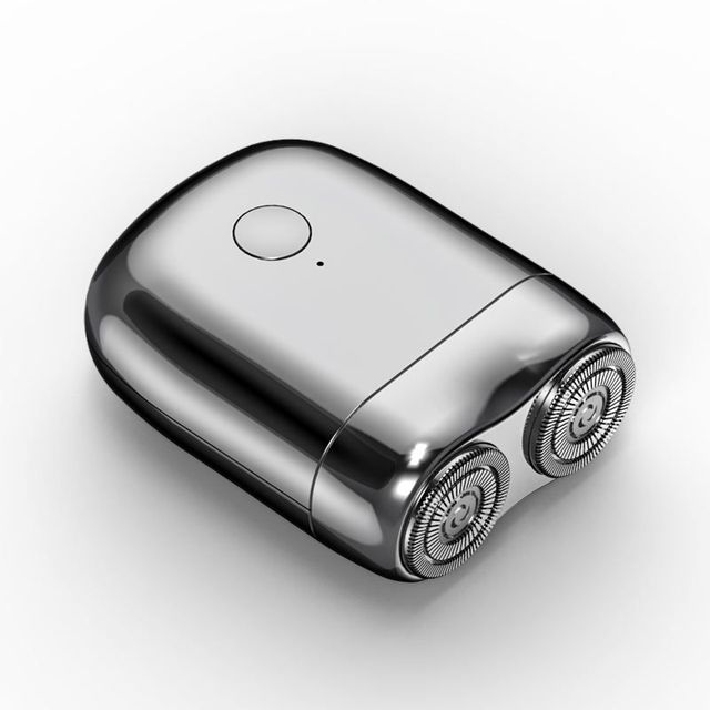 Mini afeitadora eléctrica de hombres, recargable, impermeable y con diseño magnético moderno.