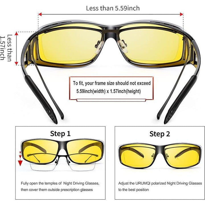 Sobre gafas de conducción nocturna para mujer, protección anti deslumbramiento y mejora de visión con tus gafas.