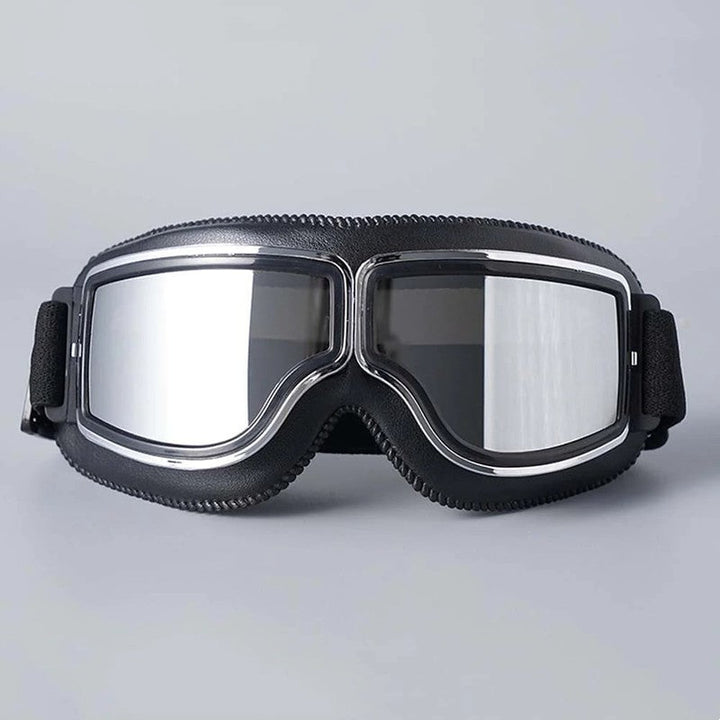 Gafas de moto plegables vintage, doble cristal. Montura metálica. Perfectas para aventura retro.