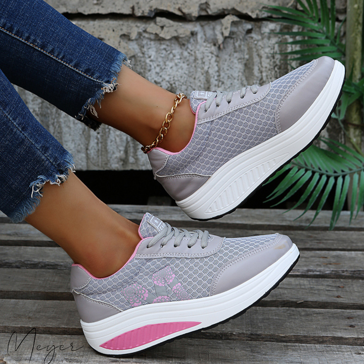 Zapatillas deportivas de mujer ligeras para verano. Confortables con amortiguación para senderismo, deporte y uso diario.