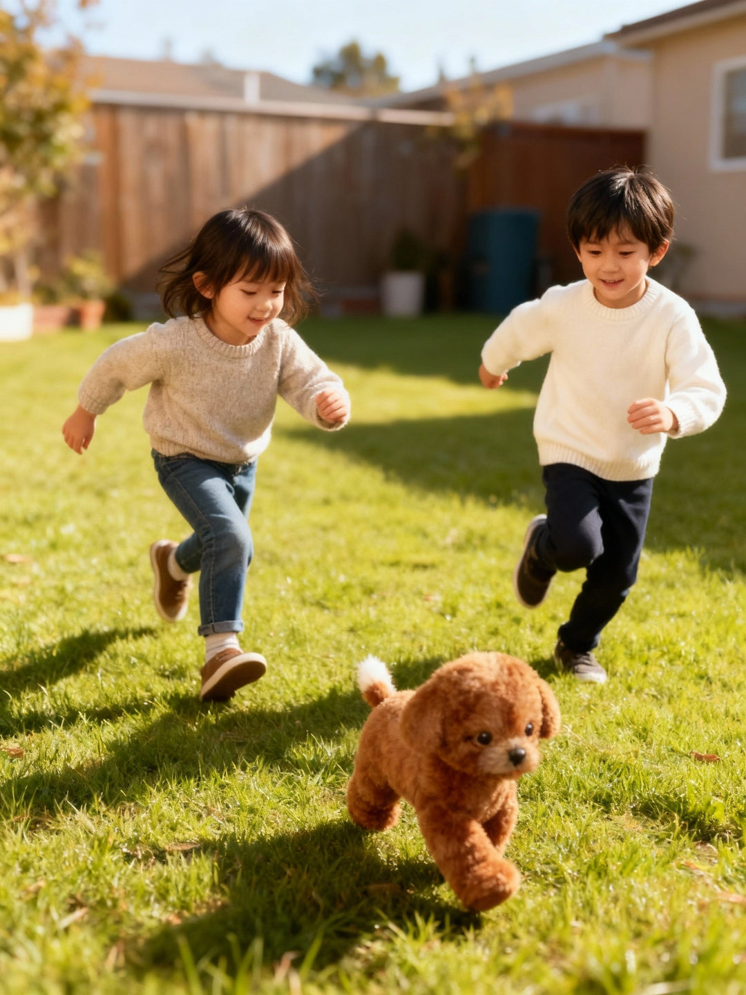 Peluche interactivo de perro robótico, amigo electrónico para horas de juego y desarrollo de habilidades.